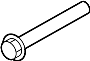 View Suspension Stabilizer Bar Link Bolt (Upper) Full-Sized Product Image 1 of 4