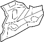 View Engine Mount Heat Shield Full-Sized Product Image 1 of 2