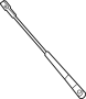 View Windshield Wiper Arm (Front) Full-Sized Product Image 1 of 2