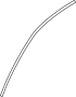 View Door Reveal Molding (Rear, Upper) Full-Sized Product Image 1 of 2