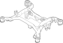 View Suspension Subframe Crossmember (Upper) Full-Sized Product Image 1 of 2