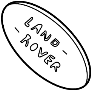 Image of Emblem. Grille Emblem. Hatch. image for your 2008 Land Rover LR3  SE Sport Utility 