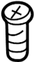 Image of Bolt. Screw. (Upper, Lower). A Bolt which secures the. image for your 2021 Land Rover Defender 90  First Edition Sport Utility 