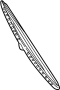 Image of Windshield Wiper Blade image for your 2021 Land Rover Range Rover Evoque   