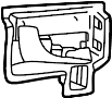 Image of Interior Door Handle image for your 2019 Land Rover Discovery   