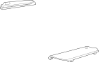 View Shelf. Support - P. (Rear) Full-Sized Product Image 1 of 1