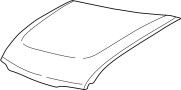 Image of Hood Panel image for your 1996 Land Rover Discovery 4.0L V8 M/T SE7 Sport Utility 