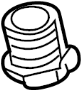 Image of Steering Knuckle Spacer (Lower) image for your 2003 Land Rover Discovery   