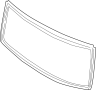 Image of Windshield Molding (Upper) image for your 2008 Land Rover LR3   