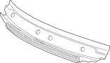 Image of Cowl Cover image for your 1996 Land Rover Discovery 4.0L V8 M/T SE7 Sport Utility 