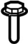 View Bolt. Shield. Screw. Heat. (Upper) Full-Sized Product Image