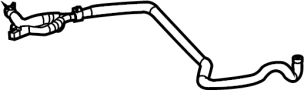 Image of Engine Coolant Overflow Hose image for your Land Rover