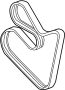 Image of Serpentine Belt image for your 2003 Land Rover Range Rover   