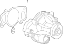 Image of Engine Water Pump Gasket image for your 2009 Land Rover Range Rover Sport   