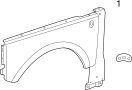 Image of Fender Bracket image for your 2009 Land Rover Range Rover  Supercharged Sport Utility 