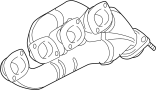 Image of Exhaust Manifold image for your 2020 Land Rover Discovery Sport   