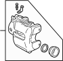 Image of Disc Brake Caliper image for your 2011 Land Rover Range Rover  HSE Sport Utility 