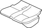 Image of Seat Cushion Pad (Rear) image for your 2006 Land Rover Range Rover   