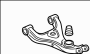 Image of Suspension Control Arm (Rear, Upper) image for your 2008 Land Rover Range Rover  Westminster Edition Sport Utility 