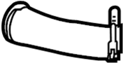 Image of Engine Coolant Hose (Upper) image for your 2021 Land Rover Discovery  R-Dynamic HSE Sport Utility 