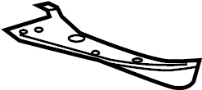 Image of Stone Deflector (Lower) image for your 2021 Land Rover Range Rover  SV Autobiography Dynamic Sport Utility 