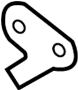 Image of Bracket. Support. Radiator. Mount. Plate. (Lower). A Bracket for a Radiator. image for your 2015 Land Rover LR2   