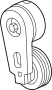 Image of Accessory Drive Belt Tensioner Assembly image for your 2019 Land Rover Range Rover Sport  Supercharged Dynamic Sport Utility 