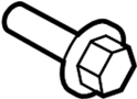 Image of Screw. Bolt. (Upper, Lower). A threaded rod with a. image for your 2015 Land Rover Range Rover Evoque  Dynamic Sport Utility 
