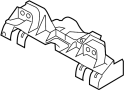 Image of Bracket. Radiator. Deflector. (Rear, Upper). A Bracket for a Radiator. image for your 2019 Land Rover Range Rover Sport  SVR Sport Utility 