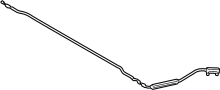 Image of Hood Release Cable image for your 2020 Land Rover Range Rover  HSE Sport Utility 