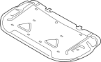 Image of Hood Insulation Pad (Front) image for your 2020 Land Rover Range Rover  Autobiography Sport Utility 