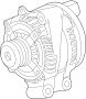 Image of Alternator image for your Land Rover