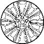 Image of Spare. Wheel. A Wheel / rim of a. image for your Land Rover