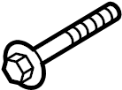 Image of Bolt. Arm. Control. Mount. (Front, Rear, Upper, Lower). A fastener used to. image for your Land Rover