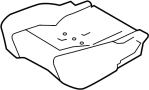 Image of Seat Cushion Pad (Rear) image for your 2010 Land Rover Range Rover   