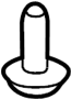 View Screw. Trim. Pillar. Panel. (Rear, Upper) Full-Sized Product Image