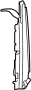 Image of Door Applique Insulator (Front, Rear) image for your 2010 Land Rover Range Rover Sport   