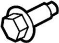 Image of Bolt. Hinge. (Upper, Lower). Bolt used to secure the. image for your Land Rover
