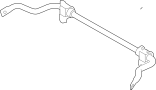 LR067859 Suspension Stabilizer Bar