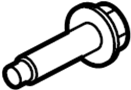 Image of Bolt. (Rear, Upper). A threaded rod with a. image for your 2023 Land Rover Defender 130  SE Sport Utility 