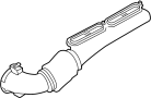 View Engine Air Intake Hose (Front) Full-Sized Product Image