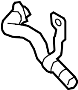 Image of Hose. (Lower). Auxiliary Radiator. image for your Land Rover