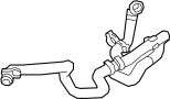 Image of Hose. Coolant. (Lower). Auxiliary Radiator. image for your 2020 Land Rover Discovery Sport   