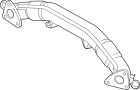 Image of Pipe. Exhaust. Crossover. (Front). Exhaust Crossover Pipe. image for your 2022 Land Rover Range Rover Sport 3.0L Td6 V6 DIESEL A/T 4WD SE Sport Utility 