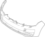 Image of Bumper Cover (Front) image for your 2023 Land Rover Range Rover Sport  Dynamic HSE Sport Utility 