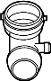 Image of Pipe. Intercooler. A Pipe that transfers. image for your 2023 Land Rover Defender 90   