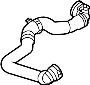 Image of Radiator Coolant Hose (Upper, Lower) image for your 2018 Land Rover Range Rover Velar  R-Dynamic SE Sport Utility 