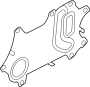 Image of Engine Oil Cooler Gasket image for your 2021 Land Rover Discovery 3.0L Ingenium 6 cylinder MILD HYBRID EV-GAS (MHEV) A/T R-Dynamic S Sport Utility 