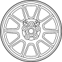 View Spare. Wheel.  Full-Sized Product Image