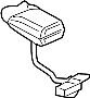 Image of Seat Belt Receptacle image for your 2006 Land Rover LR3  HSE Sport Utility 